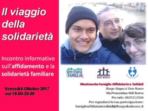 Locandina incontro informativo 6 Ottobre 2017